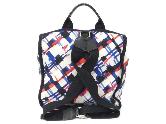 Zaino Chanel Airline 93326 Bianco Rosso Blu - vista 2