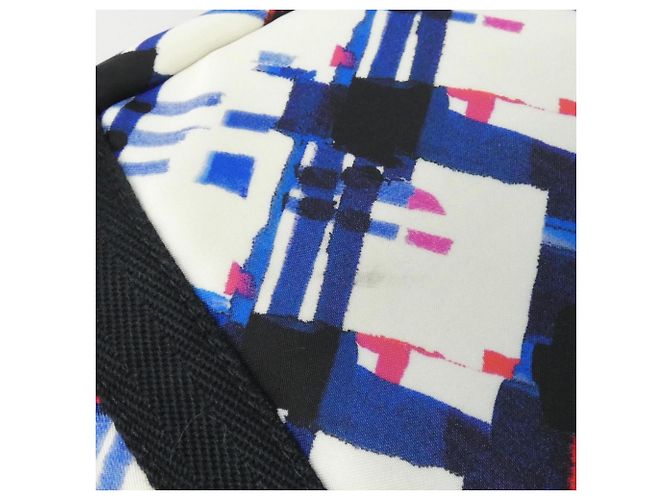 Zaino Chanel Airline 93326 Bianco Rosso Blu - vista 3