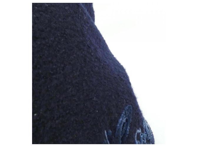Borsa a Spalla Chanel 57519 Nero Blu navy - vista 5