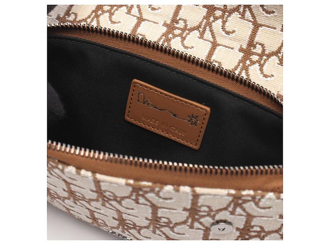 Christian Dior Borsa Saddle DIOR x TRAVIS SCOTT CACTUS JACK Marrone Beige - vista 4