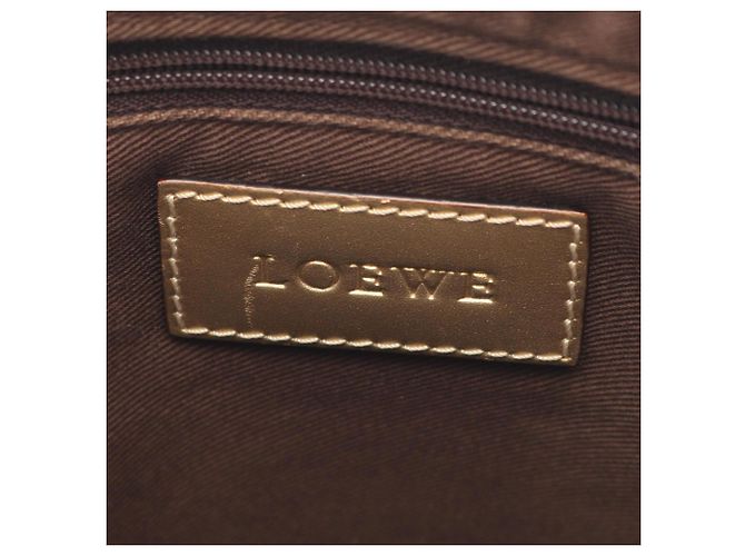 Borsa a spalla Anagram Repeat di Loewe Bianco D'oro - vista 4