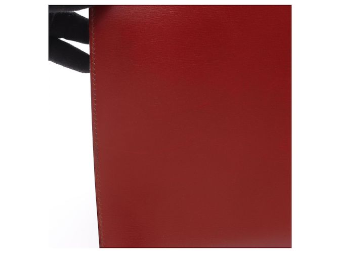 Hermès Kelly 32 Tricolor Handtasche Braun Rot Bordeaux - Ansicht 14