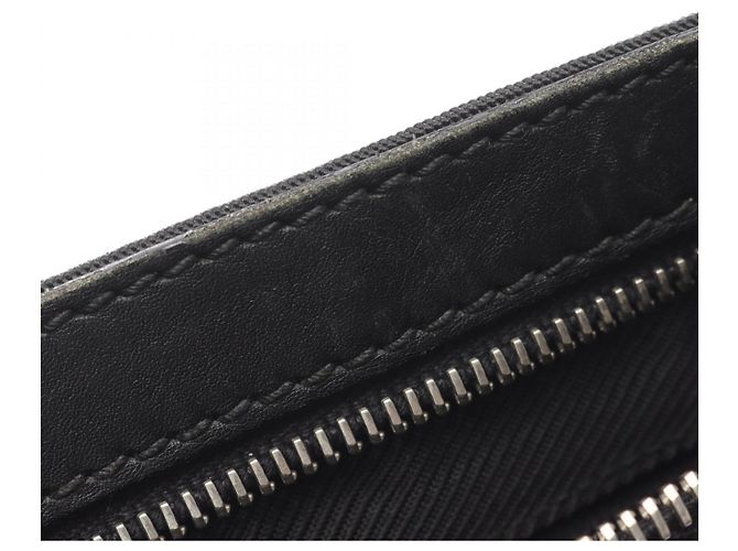 Borsa a Spalla in Tela e Pelle Gucci 92560 Nero - vista 8