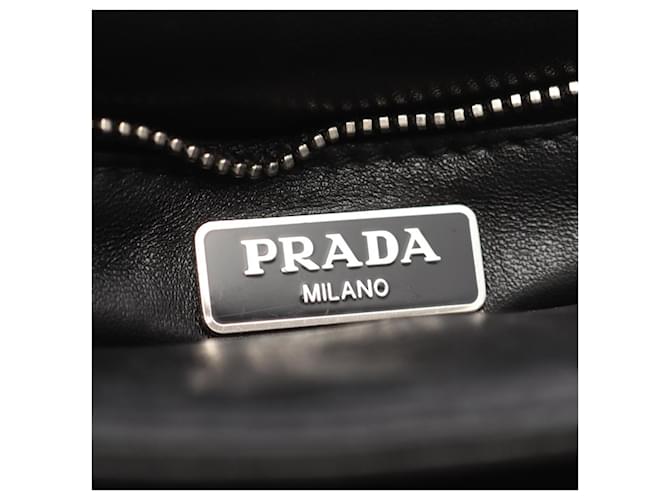 Prada Lederhandtasche Schwarz Mehrfarben Grün - Ansicht 4
