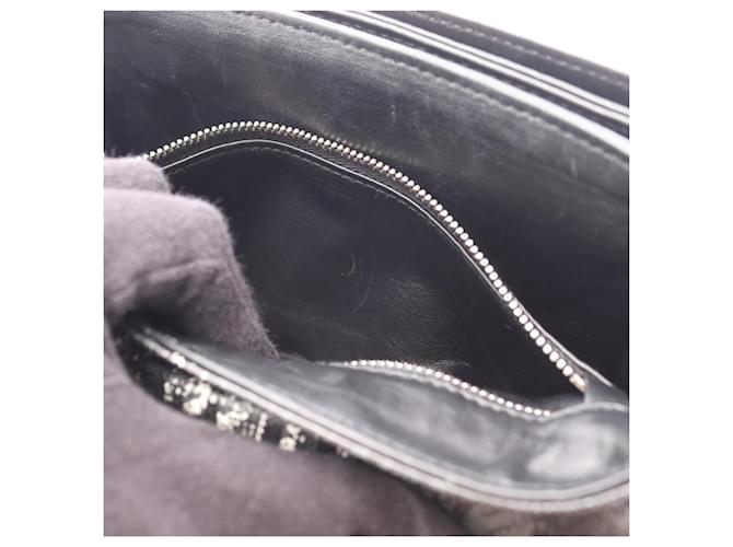 Prada Lederhandtasche Schwarz Mehrfarben Grün - Ansicht 5