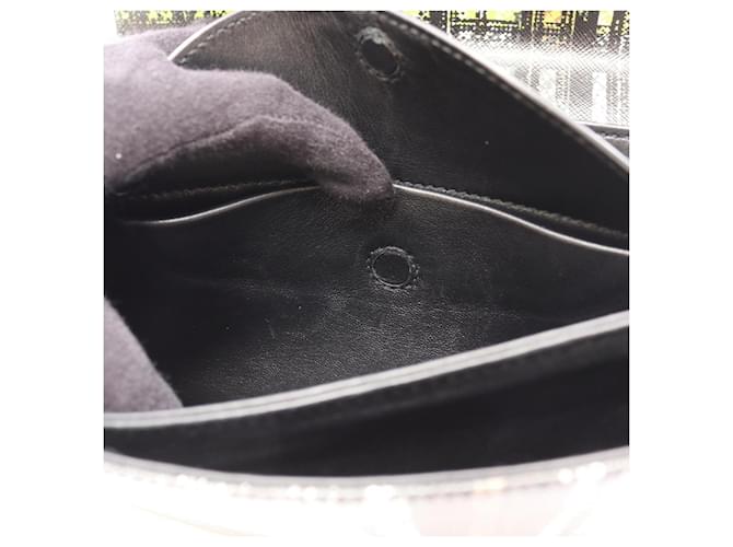 Prada Lederhandtasche Schwarz Mehrfarben Grün - Ansicht 9