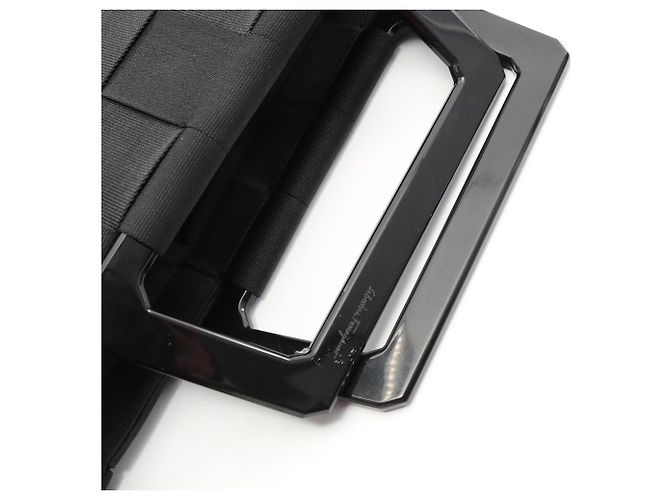 Borsa a mano in tela di nylon nera Salvatore Ferragamo - vista 7