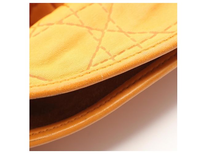 Borsa a Spalla Cannage Christian Dior Arancione - vista 10