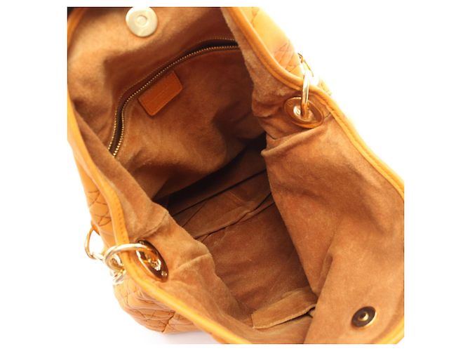 Borsa a Spalla Cannage Christian Dior Arancione - vista 3