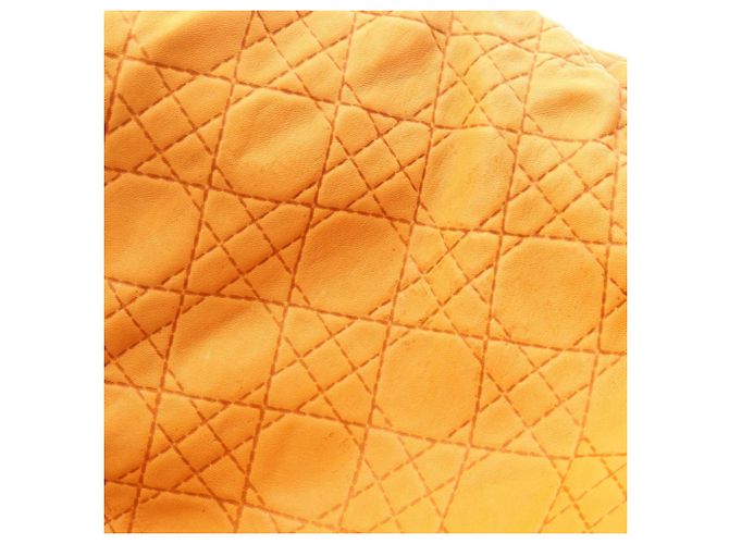 Borsa a Spalla Cannage Christian Dior Arancione - vista 7
