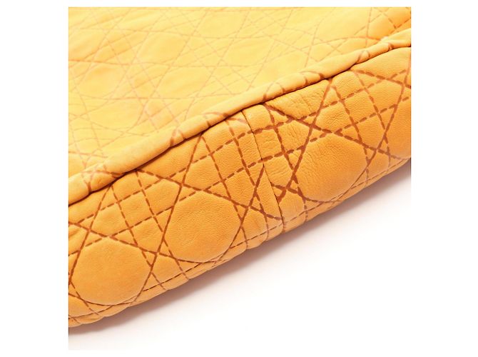 Borsa a Spalla Cannage Christian Dior Arancione - vista 8