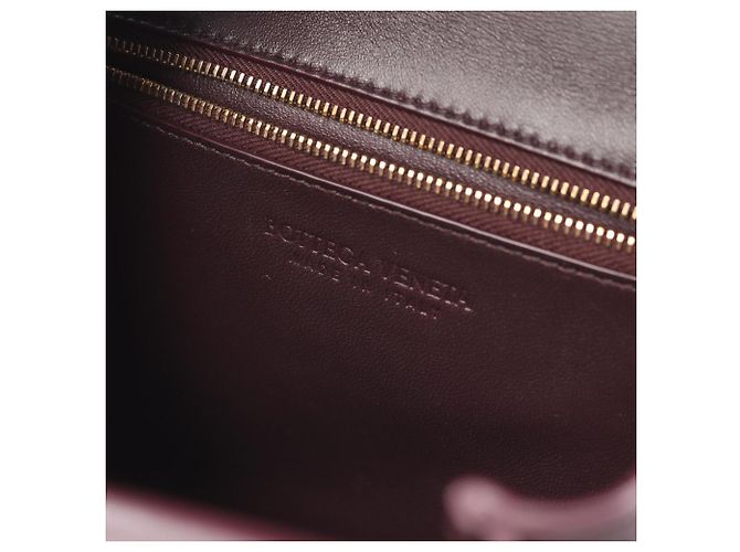 Bottega Veneta La Borsa a Spalla Clip Bordò - vista 4
