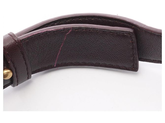Bottega Veneta La Borsa a Spalla Clip Bordò - vista 5