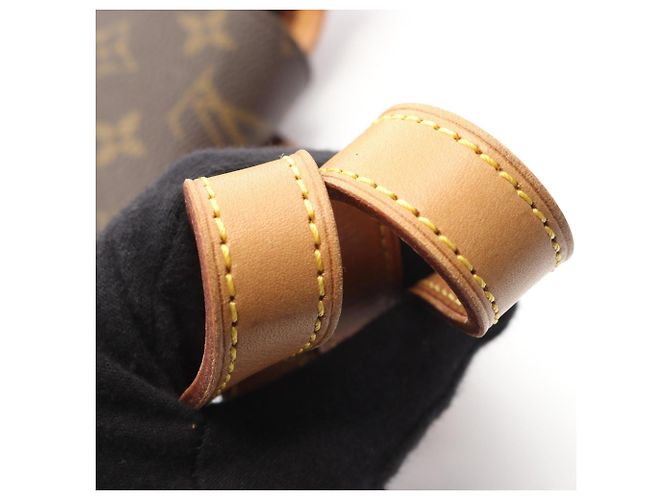 Zaino/borsa Montsouris MM Louis Vuitton Marrone Monogramma - vista 9