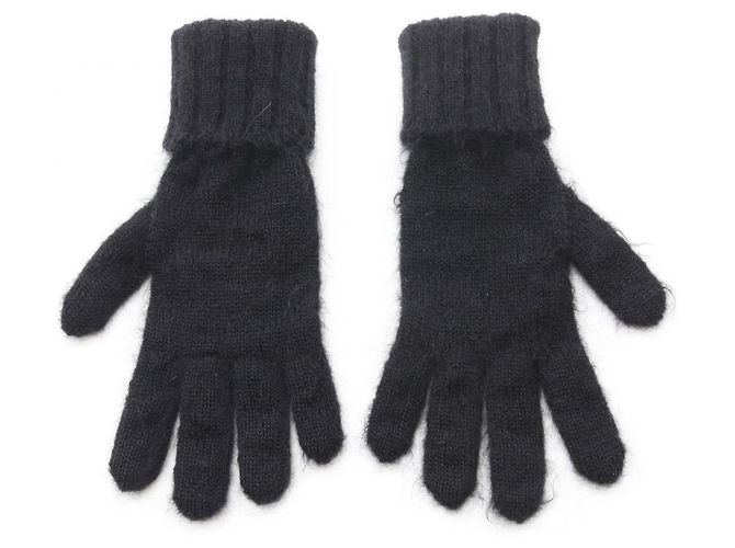 Guantes LV Script Louis Vuitton Negro - vista 2