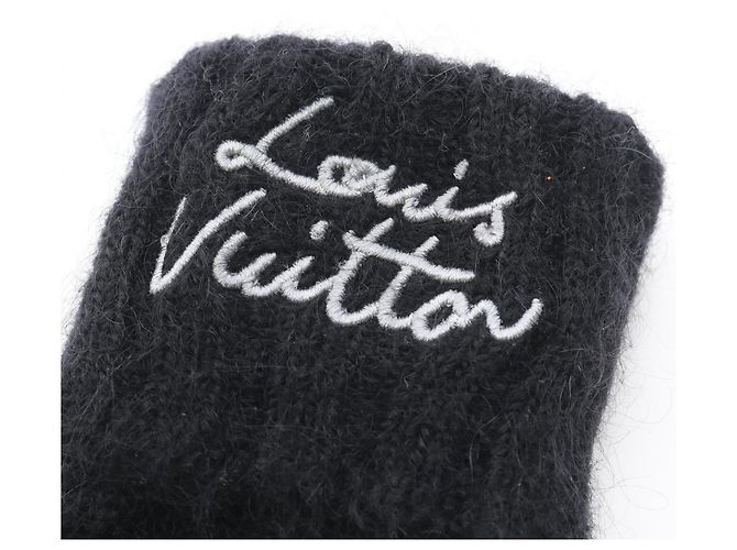 Guantes LV Script Louis Vuitton Negro - vista 5