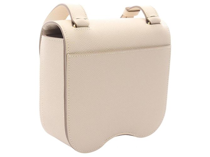 Mini borsa a spalla Della Cavalleria in avorio di Hermès Crudo - vista 2