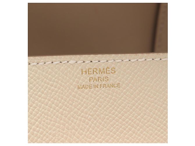 Mini borsa a spalla Della Cavalleria in avorio di Hermès Crudo - vista 4