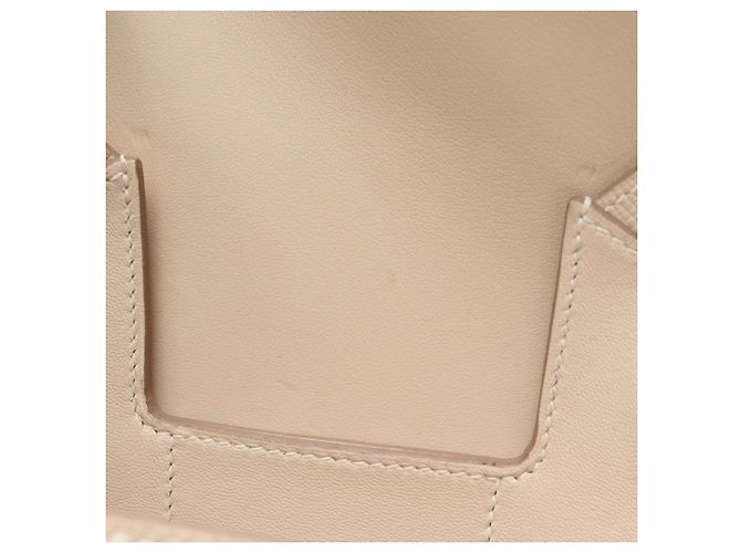 Mini borsa a spalla Della Cavalleria in avorio di Hermès Crudo - vista 6