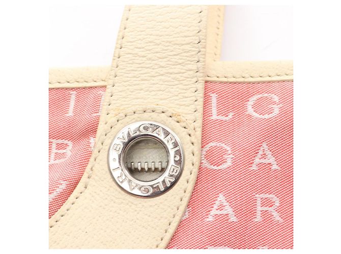Bulgari Borsa Tote Logomania Bvlgari Rosa Crudo - vista 13