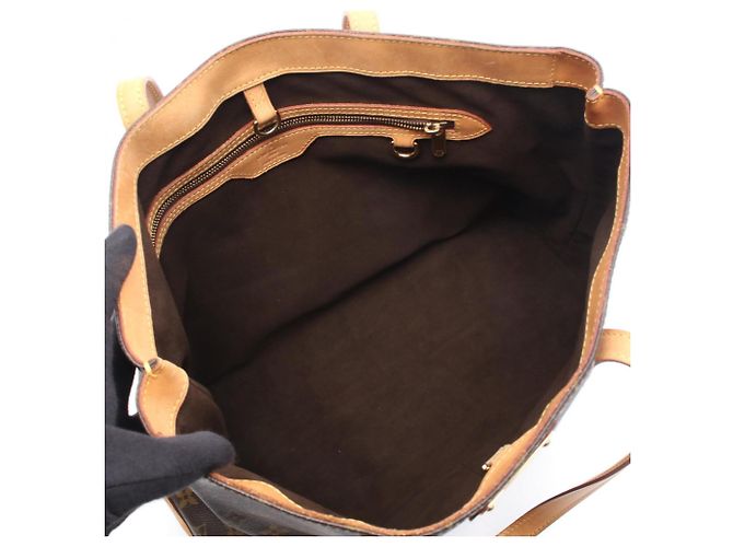 Borsa tote Wilshire MM Louis Vuitton Marrone Monogramma - vista 3