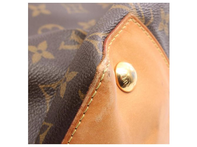 Borsa tote Wilshire MM Louis Vuitton Marrone Monogramma - vista 9