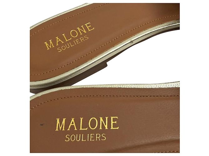 Autre Marque Mule a punta affilata Marianne di Malone Souliers in suede marrone Rosso - vista 6
