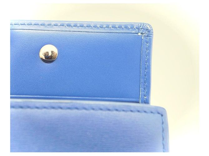 Paul Smith Leder Bifold Geldbörse Blau - Ansicht 7