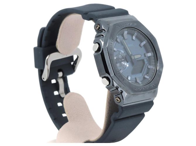 Autre Marque Casio G-Shock Edelstahl Uhr Blau - Ansicht 4