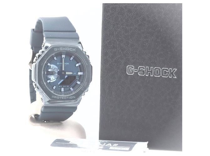 Autre Marque Casio G-Shock Edelstahl Uhr Blau - Ansicht 7