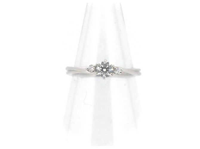 Autre Marque Lazare Diamond PT950 Diamantring Silber - Ansicht 2