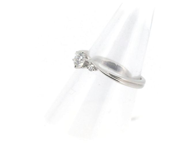 Autre Marque Lazare Diamond PT950 Diamantring Silber - Ansicht 3