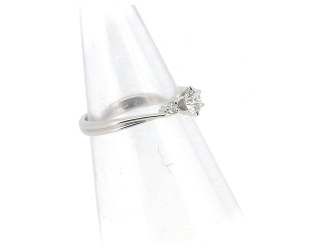 Autre Marque Lazare Diamond PT950 Diamantring Silber - Ansicht 4