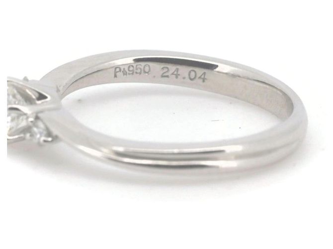 Autre Marque Lazare Diamond PT950 Diamantring Silber - Ansicht 7