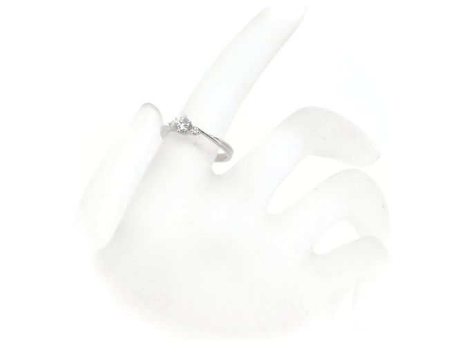 Autre Marque Lazare Diamond PT950 Diamantring Silber - Ansicht 8