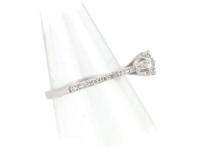 Autre Marque Ponte Vecchio Diamantring Au750 Silber - Ansicht 3
