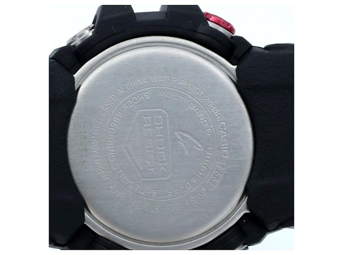 Autre Marque Casio G-SHOCK MUDMASTER Edelstahl-Uhr Schwarz - Ansicht 3