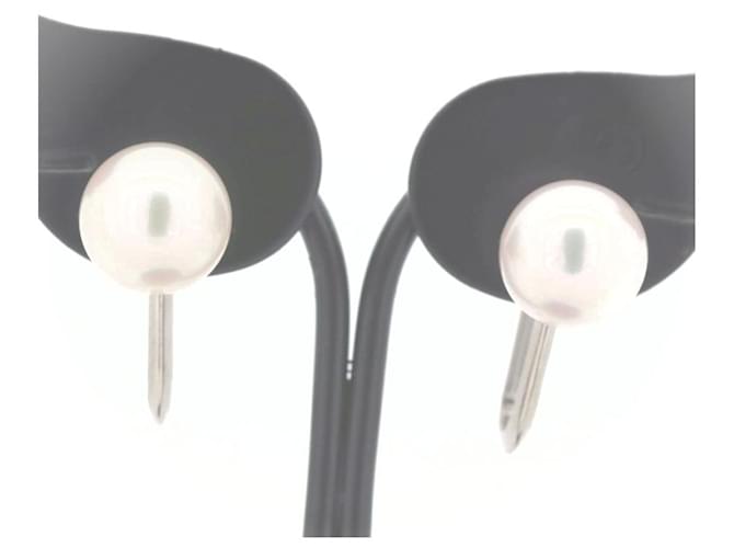 Orecchini in Perle Mikimoto Bianco - vista 2
