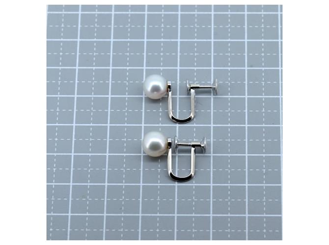 Orecchini in Perle Mikimoto Bianco - vista 5