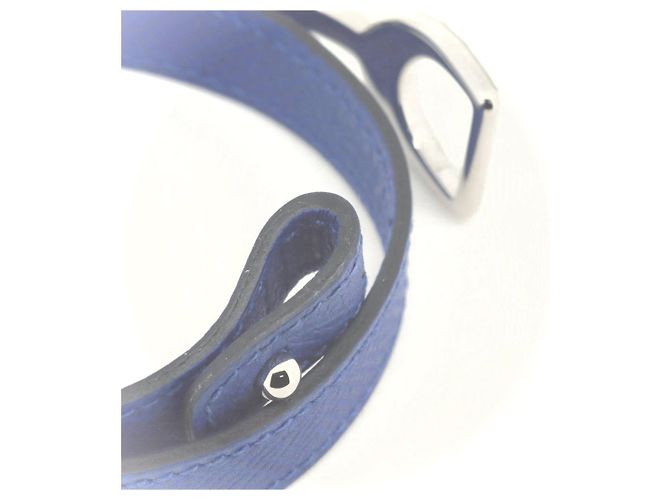Bracciale in pelle Pavane di Hermès Porpora - vista 2