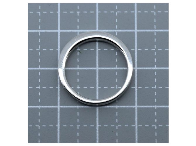 Autre Marque Exelco PT900 Diamantring Silber - Ansicht 7