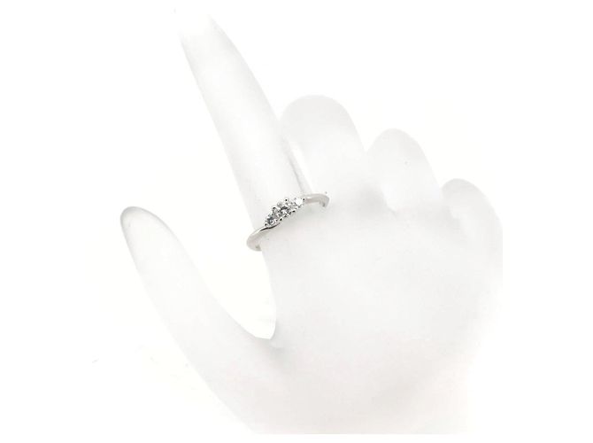 Autre Marque D&D144 PT900 Diamantring Silber - Ansicht 5