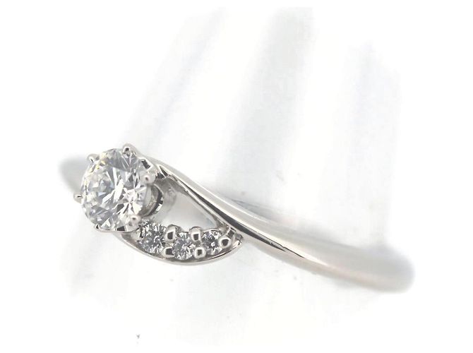 Autre Marque Lazare Diamant-Platinring Silber - Ansicht 2