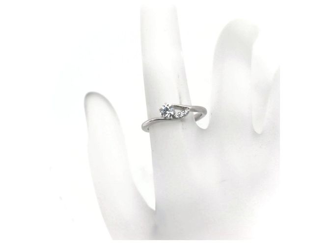 Autre Marque Lazare Diamant-Platinring Silber - Ansicht 7