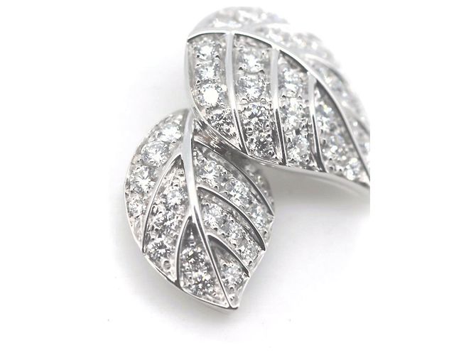 Autre Marque Picchiotti Au750 Diamant Blatt Anhänger Silber - Ansicht 3