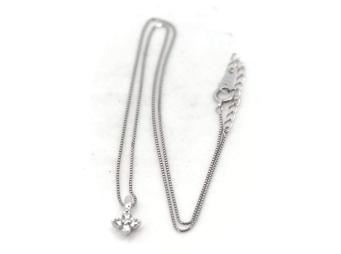 Collana di Diamanti Tasaki Au750 Argento - vista 2