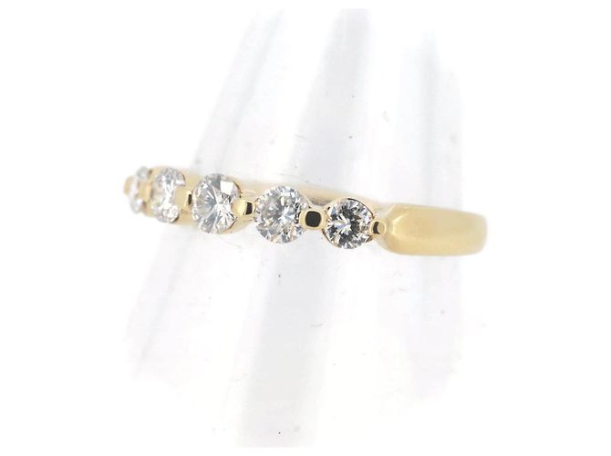 Autre Marque Au750 Diamantring Golden - Ansicht 3