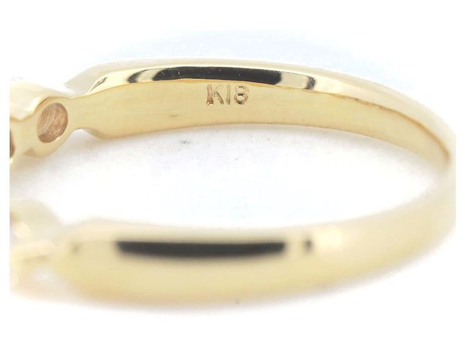 Autre Marque Au750 Diamantring Golden - Ansicht 4