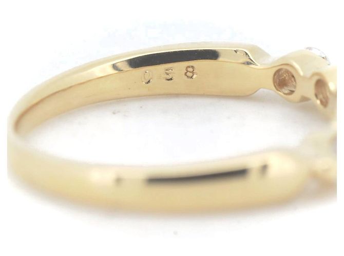 Autre Marque Au750 Diamantring Golden - Ansicht 5