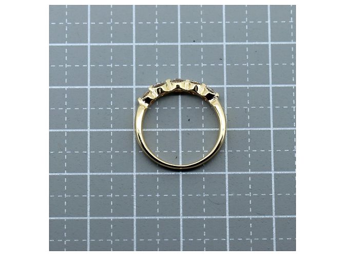Autre Marque Au750 Diamantring Golden - Ansicht 6